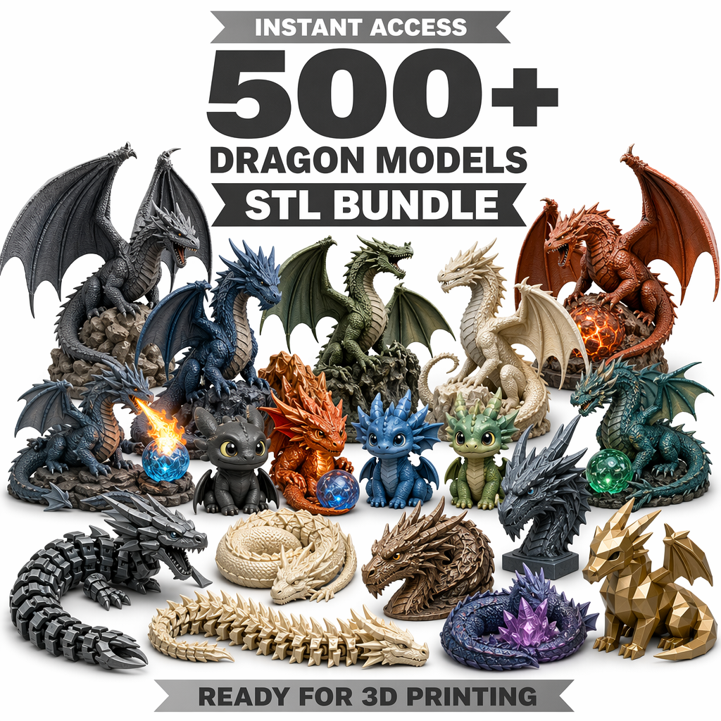 Dragon STL files