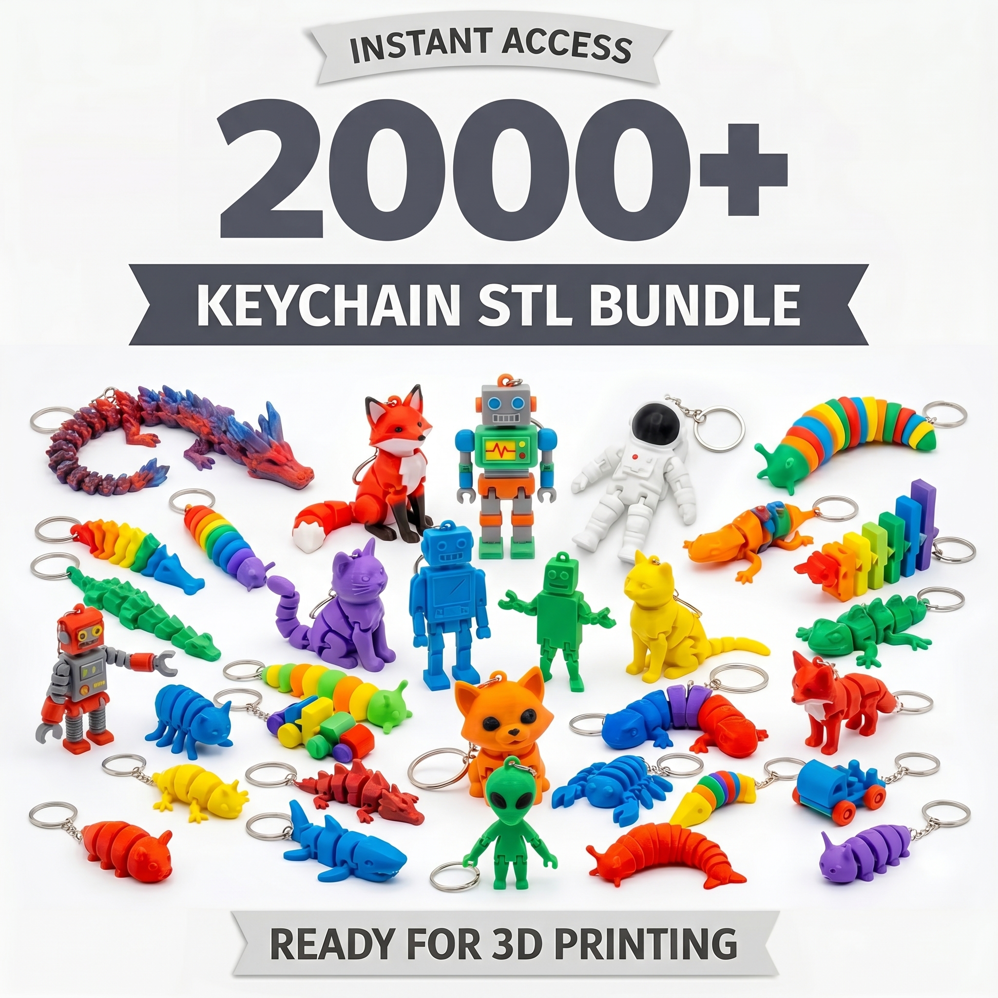 Keychain STL files