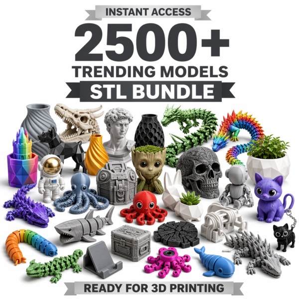 30TB Premium STL & 3MF Mega Bundle – 600,000+ Files