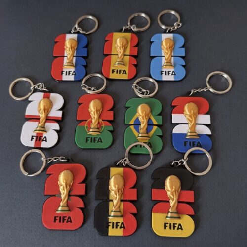 2026 World Cup Country Flag Keychain STL Bundle