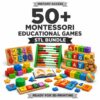 Montessori Educational Games Bundle | 50+ STL Files for 3D Printing