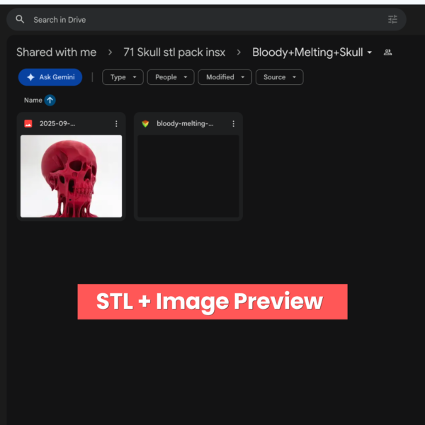 70+ Skull STL Bundle | Gothic, Horror & Fantasy 3D Print Files