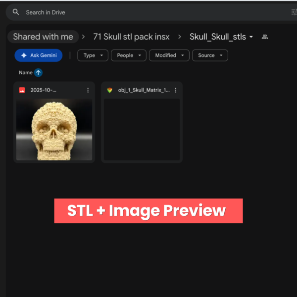 70+ Skull STL Bundle | Gothic, Horror & Fantasy 3D Print Files