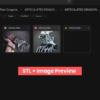 150+ Flexi Dragons STL Bundle | Articulated Print-in-Place Dragon 3D Models