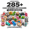 285+ Can Opener Keychain STL Files | 2-in-1 Keychain & Tab Opener Bundle